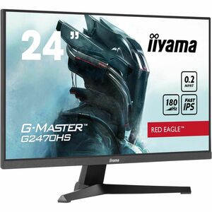 Moniteur de jeu LCD iiyama G-MASTER Red Eagle G2470HS-B1 24" Class Full HD - 16:9 - Noir mat - 60,5 cm (23,8") Viewable - 