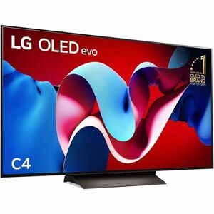 LG evo C4 OLED77C46LA 195.6 cm Smart OLED TV - 4K UHDTV - Alexa Supported - webOS 24 - Dolby AC-4, Dolby AC3, Dolby Digita
