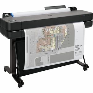 HP Designjet T630 DIN A0 Tintenstrahl-Großformatdrucker - Includes Drucker - 914,40 mm (36 Zoll) Druckbreite - Farbe - 30 