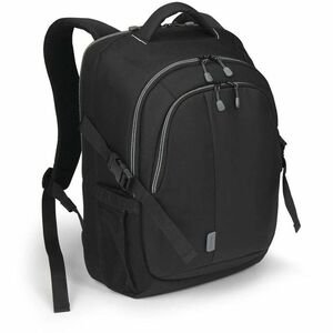 Dicota Eco Tasche (Rucksack) für 38,1 cm (15 Zoll) bis 43,9 cm (17,3 Zoll) Notebook - Schwarz - wasserabweisend - Schulter
