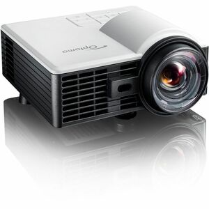 Optoma ML1050STi 3D Ready Objektiv mit kurzer Brennweite (Short Throw) DLP-Projektor - 16:10 - Weiß, Grau - 20,000:1 Kontr