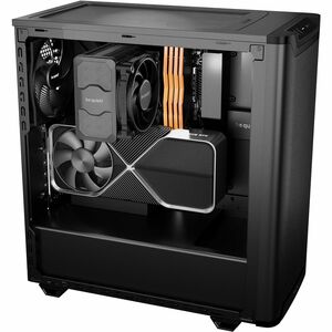 be quiet! Pure Base 501 Pure Base 501 Airflow Window Black Computergehäuse - ATX, Micro ATX, Mini ATX Motherboard Supporte