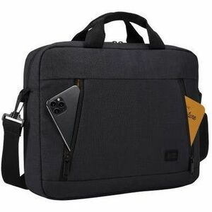 Case Logic Huxton HUXA-214 Carrying Case (Attaché) for 14" Notebook, Tablet - Black - Polyester Body - Shoulder Strap, Lug