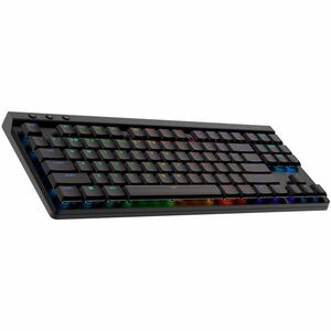 Logitech G G515 LIGHTSPEED TKL 游戏键盘 - 有线/无线 连接 - A 型 USB 接口 - RGB LED - 黑 - 蓝牙 - 87 Key(s) - Windows 10, Mac OS X 12.0 Mon