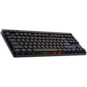 Logitech G G515 LIGHTSPEED TKL 游戏键盘 - 有线/无线 连接 - A 型 USB 接口 - RGB LED - 黑 - 蓝牙 - 87 Key(s) - Windows 10, Mac OS X 12.0 Mon