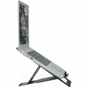Leitz Ergo Height Adjustable Notebook Stand - 25.4 cm (10") to 43.2 cm (17") Screen Support - 1 cm Height x 30 cm Width x 