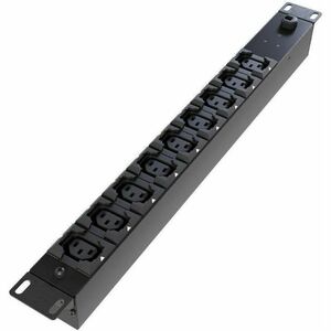 Vertiv PowerGo Basic (Standard) Rack Power Distribution Unit (rPDU)| 1U | 230V | 10A | 9 Manual Lock IEC C13 | 2.3kW | 50/