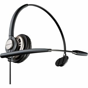 Poly EncorePro HW710 Wired On-ear, Over-the-head Mono Headset - Black - Monaural - Supra-aural - 89 cm Cable - Omni-direct