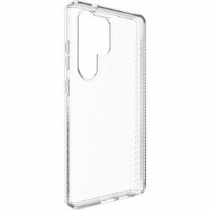 ZAGG Luxe Case for Samsung Galaxy S25 Ultra Smartphone - Ripple Pattern - Clear - Drop Resistant, Bacterial Resistant, Odo