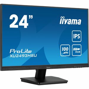 iiyama ProLite XU2493HSU-B7 24 Zoll Class Full HD LED-Monitor - 16:9 Format - Mattschwarz - 60,5 cm (23,8 Zoll) Viewable -