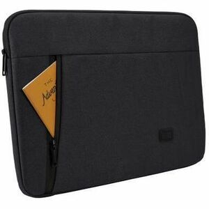 Case Logic Huxton HUXS-215 Carrying Case (Sleeve) for 15.6" to 16" PC, Notebook - Black - Polyester, Fabric Body - Texture