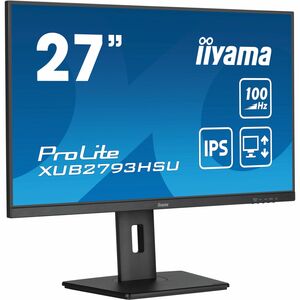 iiyama ProLite XUB2793HSU-B7 27 Zoll Class Full HD LED-Monitor - 16:9 Format - Mattschwarz - 68,6 cm (27 Zoll) Viewable - 
