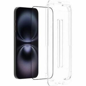 Just in Case Tempered Glass Screen Protector - Transparent - 1 Pack - For OLED iPhone 16 Pro - Scratch Resistant, Bump Res