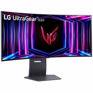 LG UltraGear 34GS95QE-B 34" (86.4 cm) Class UW-QHD Curved Screen Gaming OLED Monitor - 21:9 - True Black - 33.9" (86.1 cm)