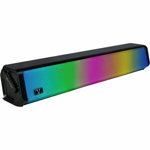 VORAGO BSP-320 BLUETOOTH SPEAKER / 5Wx2 / 3.5MM / USB / RGB LIGHTING / BLACK