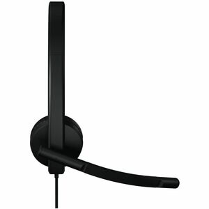 Logitech H570E Wired Over-the-head Stereo Headset - Black - Microsoft Teams Certification - Binaural - Supra-aural - 20 Hz