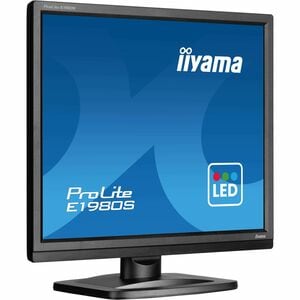 Moniteur LED iiyama ProLite E1980S-B1 19" Class SXGA - 5:4 - Noir mat - 48,3 cm (19") Viewable - Nématique Torsadé (TN) - 