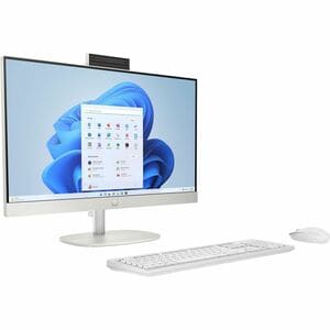 HP 24-cr0000 24-cr053wcn 一体机 - Intel Core i5 第13代 i5-1334U - 16 GB - 512 GB SSD - 60.5 cm (23.8") Full HD - 台式机 - 贝壳白 - In