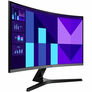 Moniteur LED Samsung Essential S3 S27D390GAU 27" Class Full HD Écran incurvé - 16:9 - Noir - 68,6 cm (27") Viewable - Vert
