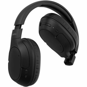 Belkin SoundForm Surround Wired/Wireless On-ear, Over-the-head, Over-the-ear Stereo Headset - Black - Binaural - Ear-cup -