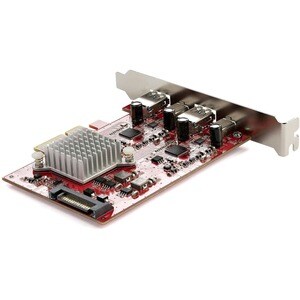 4-Port USB PCIe Card - 10Gbps 2x USB-C and 2x USB-A Ports