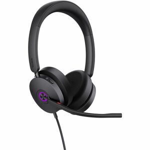 UH48 Dual Teams USB-C/A ANC USB Wired Headset. Four Noise-Canceling� Microphones, Hybrid� ANC, Dual� Busylights, �Leather�