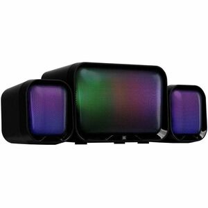 Vorago SPK-255 2.1 Pórtatil Sistema de Altavoces - 10W RMS - Negro - Sobremesa, Estante - 20Hz a 20kHz - USB