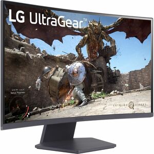 Monitor LED para juegos LG UltraGear 27GS60QC-B 27" (68.6cm) Class WQHD Pantalla curva - 16:9 - Negro - 27" (68.6cm) Viewa