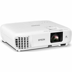 Epson PowerLite E24 3LCD Projector - 16:10 - Ceiling Mountable - White - 1024 x 768 - Front, Rear, Ceiling - 720p - 6000 H