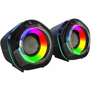 Bocinas USB Gamer  Balam Rush Glimm Penta BG545 / Bluetooth 5.0 + USB A / 6 W / Sonido Estéreo + 2.0 Canales / RGB / Azend