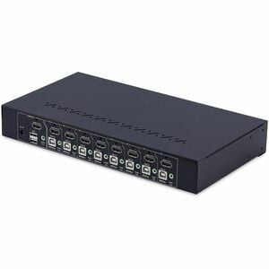 StarTech.com KVM Switchbox - TAA Compliant - 4K - 3840 x 2160 - 12 x USB - USB 2.0 - 9 x HDMI - 1U - Rack-mountable