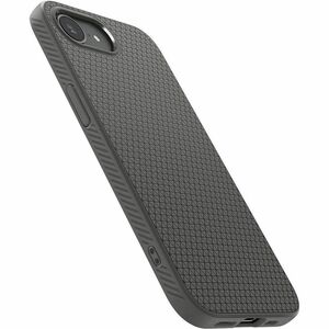 Spigen Liquid Air Case for Apple iPhone 16e Smartphone - Geometric pattern, Textured - Marble Grey - Drop Resistant, Finge
