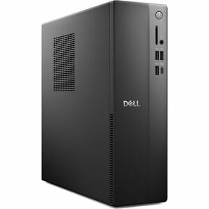 Dell Slim ECS1250 Desktop Computer - Intel Core i5 14th Gen i5-14400 - 16 GB - 512 GB SSD - Slim PC - Black - Intel Chip -