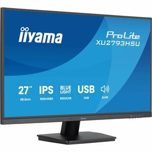 iiyama ProLite XU2793HSU-B7 27 Zoll Class Full HD LED-Monitor - 16:9 Format - Mattschwarz - 68,6 cm (27 Zoll) Viewable - I