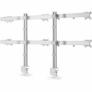 StarTech.com Tischhalterung für Display, Monitor - Weiß - Querformat/Hochformat - Höhenverstellbar - 6 Unterstützte(r) Dis