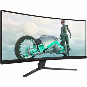 Evnia 34M2C3500L 34" Class WQHD Curved Screen Gaming LED Monitor - 21:9 - Textured Charcoal - 86.4 cm (34") Viewable - Fas