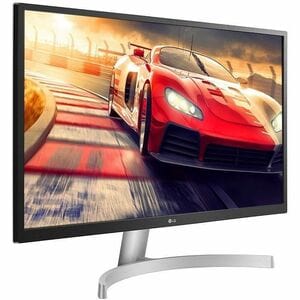 LG 27UL500-W 27" (68.6 cm) Class 4K UHD LCD Monitor - 16:9 - White - 27" (68.6 cm) Viewable - In-plane Switching (IPS) Tec