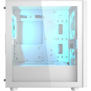 COUGAR Uniface Mini RGB CGR-55C9W-RGB Gabinete para computadora gamer - Mini ITX, Micro ATX Placa base admitida - Minitorr