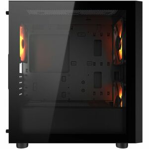 COUGAR Uniface Mini RGB CGR-55C9B-RGB Gabinete para computadora gamer - Mini ITX, Micro ATX, ATX Placa base admitida - Min