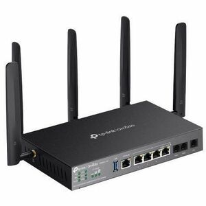 Omada DR3650V-4G Wi-Fi 6 IEEE 802.11ax 2 SIM Ethernet, Mobilfunk, DSL, VDSL2, ADSL2, ADSL2+, ADSL Modem/Wireless Router - 