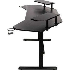 Naceb Mesa para gaming - Forma 'T' Base - 2 Legs - Juegos, Almacenamiento, Monitor, Consola de juegos, Cámara, Iluminación