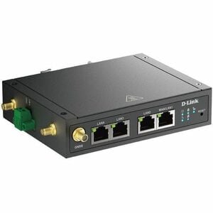D-Link DWM-530-T Wi-Fi 4 IEEE 802.11b/g/n 2 SIM Cellular Modem/Wireless Router - 4G - LTE Cat 4, LTE - Single Band - 2.40 