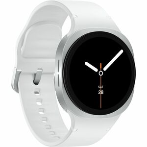 Samsung Galaxy Watch8 SM-L335F Smart Watch - 1168.40 mm Case Height - 1109.98 mm Case Width - Silver Case Color - White Ba