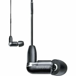 Shure AONIC 3 有线 耳塞, 挂耳式 立体声 耳机 - 黑 - 双声道 - 入耳式 - 迷你手机（3.5毫米）