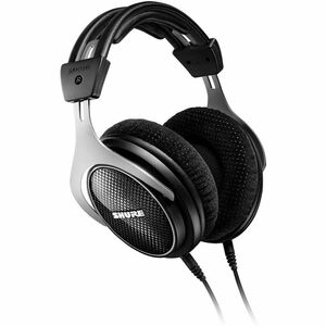 Shure SRH1540 有线 头戴式 双声道 立体声 耳机 - 头戴护耳式 - 46 欧姆 - 5 Hz 到 25 kHz - 1.80 m 线缆 - 镀金 连接器 - 降噪 - 迷你手机（3.5毫米）
