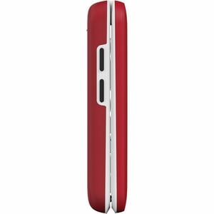 Téléphone portable standard Doro Leva E22 - 4G - Rouge, Blanc - Flip - Sans SIM