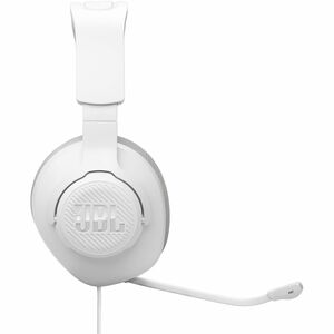 JBL Quantum 100M2 Wired On-ear, Over-the-head, Over-the-ear Stereo Gaming Headset - White - Binaural - Ear-cup - 32 Ohm - 