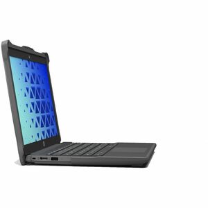 Carcaza deslizante Extreme Shell-F2 para HP Fortis X360 Chromebook G5 de 11" y HP X360 (no Fortis) G4/G3 (gris/transparente)