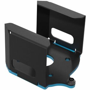 Rack Solutions Mounting Bracket for Docking Station - Black - Horizontal/Vertical - TAA Compliant - Steel - 1
