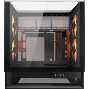 COUGAR OmnyX CGR-2WA3B-RGB Gabinete para computadora gamer - Mini ITX, Micro ATX, ATX Placa base admitida - Media Torre - 